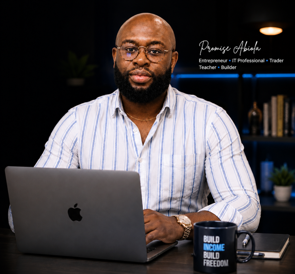 Promise Abiola — Entrepreneur, IT Professional, Trader, Teacher, Builder